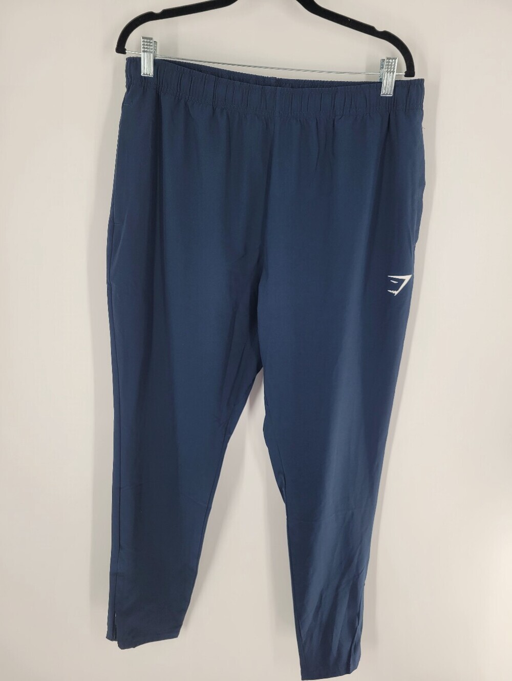 Gymshark Arrival Woven Joggers Men L Navy Blue Athletic Training Pants